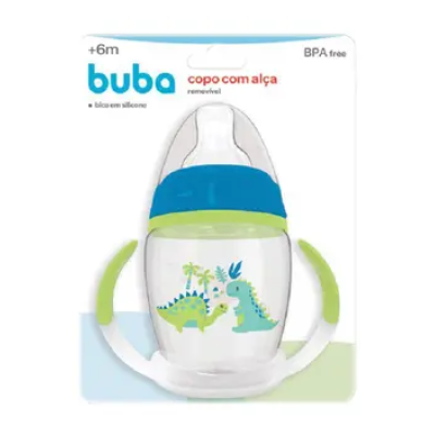 Copo com Alça Removível Dino 250ml +6m