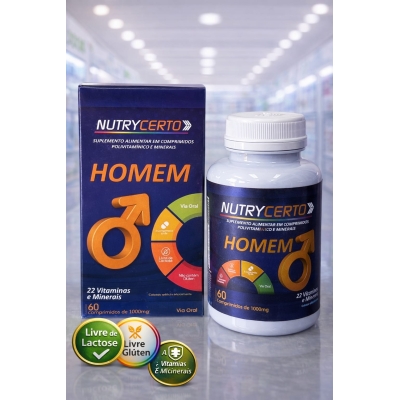 Nutrycerto Testo Homem com 60 Comp