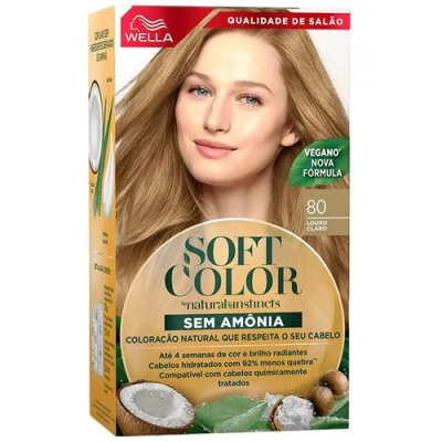 Tintura Soft Color Louro Claro 80