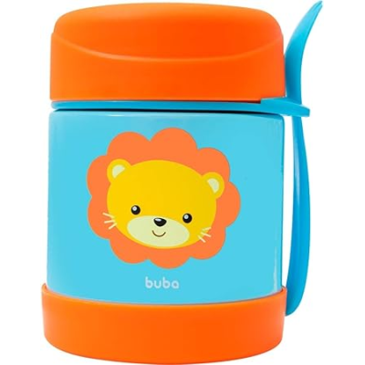 Pote Térmico para Alimentos Baby Animal Fun Leão 320ml +6m