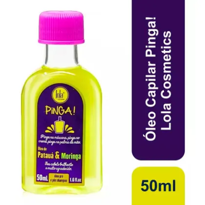 Óleo Capilar Lola Pinga Patauá e Moringa Contém 50ml