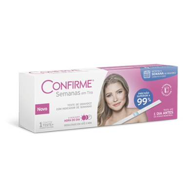 Teste Gravidez com Indicador de Semanas Contém 01 Teste 