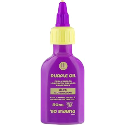 Óleo Capilar Lola Cosmetics Purple Contém 50ml Iluminador 