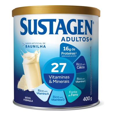 Sustagen Adultos+ Sabor Baunilha 400g