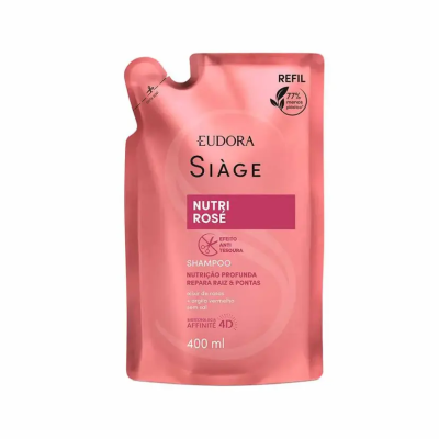 Siage Nutri Rosé Shampoo Refil 400ml
