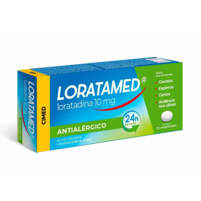 Loratamed 10mg com 12 Comprimidos