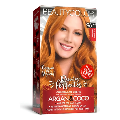Tintura Beauty Color 96.44 Ruivo Claro Indecifrável 
