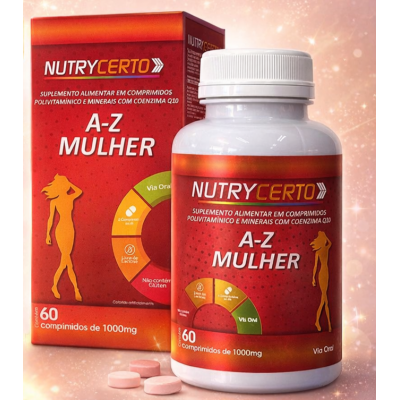 Nutrycerto de A-Z Mulher com 60 Comprimidos 