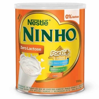 Composto Lácteo Ninho Forti+ Zero Lactose Lata 700g