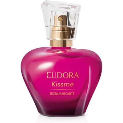 Deo Colônia Eudora Kissme Rosa Marcante Contém 50ml