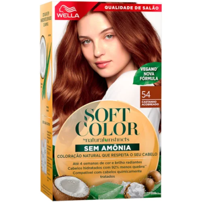 Tintura Soft Color Castanho Acobreado 54
