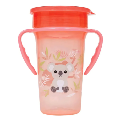 Copo de Treinamento 360° com Alça Removível 300ml +12m