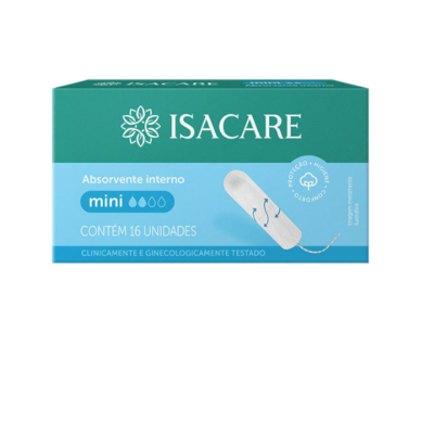 Absorvente Interno Mini com 8 Unidades 