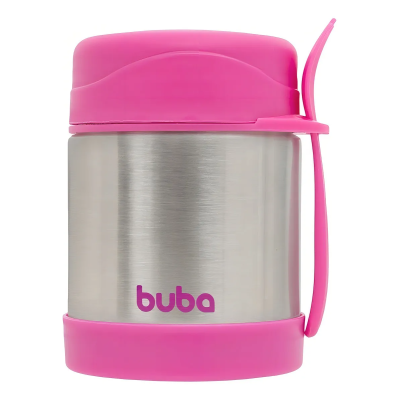 Pote Térmico para Alimentos Baby Rosa 320ml +6m