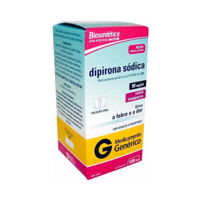 Dipirona Solução 50mg/ml Genérico 100ml