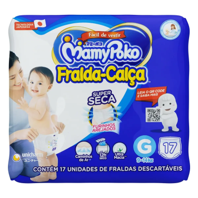 Fralda Calça Mamypoko G 17 Unidades