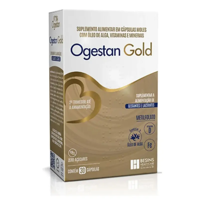 Suplemento Alimentar Ogestan Gold 30Cps