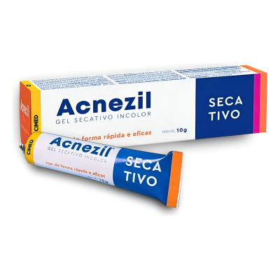 Gel Secativo para Acne Acnezil Incolor Contém 10g