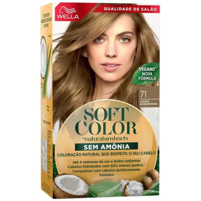 Tintura Soft Color 7.1 Louro Acinzentado