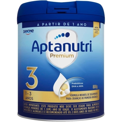 Fórmula Infantil Aptanutri Premium 3 Lata 800g de 1 a 3 Anos 