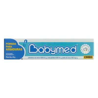 Pomada para Assaduras Babymed Menino Azul 45g