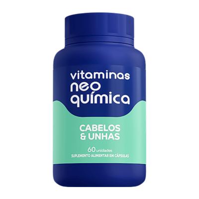 Vitaminas Neo Quimica Cabelos e Unhas Antioxidante Contém 60 unidades 