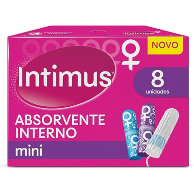 Absorvente Interno Intimus Discreto Mini com 8 Unidades