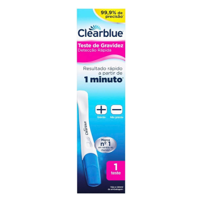 Teste Clearblue Detecção Rápida Contém 1 Teste 