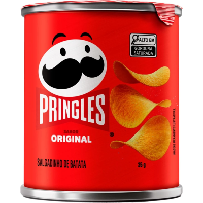 Batata Pringles Sabor Original Contém 35g