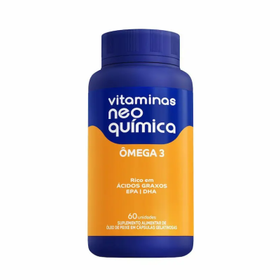 Vitaminas Neo Quimica Ômega 3 Contém 60 Cápsulas Gelatinosas