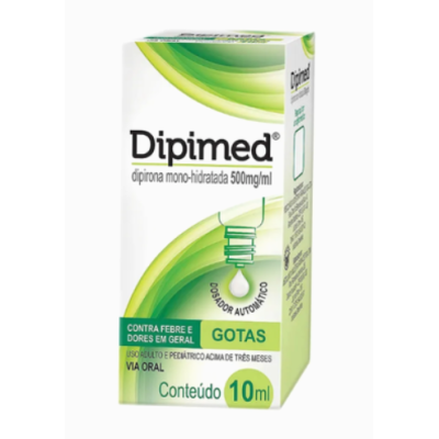Dipimed Dipirona Monoidratada 500mg/ml Gotas 10ml