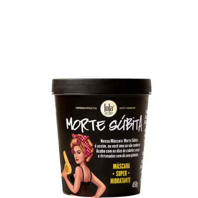 Máscara de Cabelo Super Hidratação Lola Cosmetics Morte Súbita Contém 450g