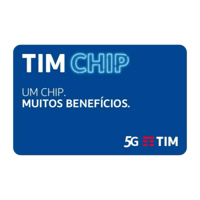 Chip Tim 5G Triplo Corte Sem Recarga 
