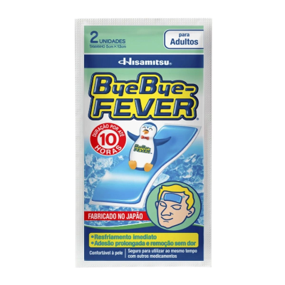 Adesivo para Febre Bye Bye Fever Adulto 2 Unidades