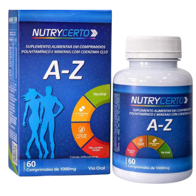 Nutrycerto Vitaminas e Minerais de A-Z com 60 Comp