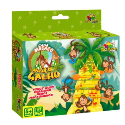 Jogo Cada Macaco no seu Galho +5 Anos Art Brink 