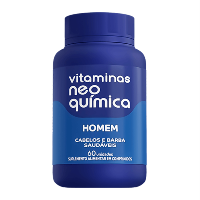 Vitaminas Neo Quimica Homem Contém 60 unidades 